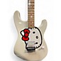 Used Squier Hello Kitty Stratocaster Single Hum Pink With Kitty Pickguard white Solid Body Electric Guitar