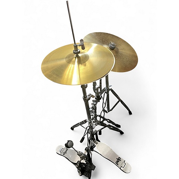 Used PDP by DW 5 Piece ENCORE 5 PIECE KIT WITH CYMBALS AND HARDWARE BLACK SPARKLE Drum Kit