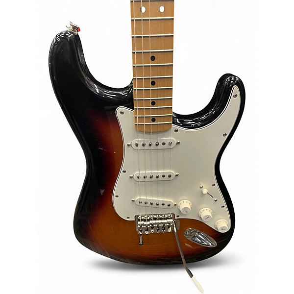 Used Fender Standard Stratocaster Sunburst Solid Body Electric Guitar