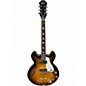 Used Epiphone Casino Vintage Sunburst Hollow Body Electric Guitar thumbnail