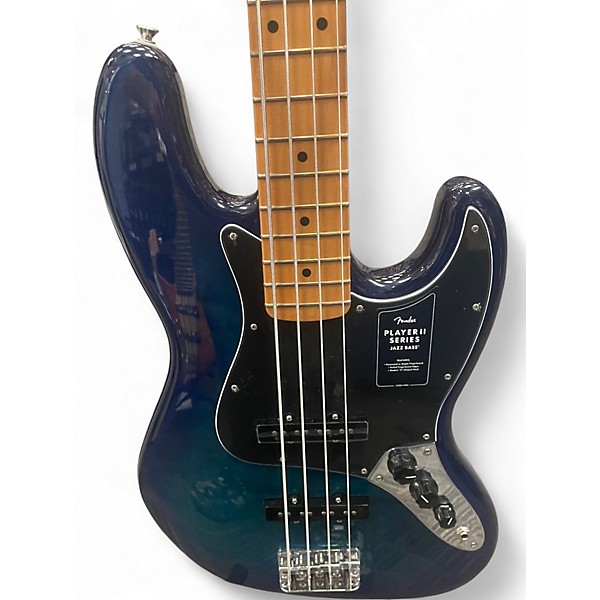 Used Fender Player II Jazz Bass Blue Burst Electric Bass Guitar