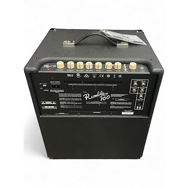 Used Fender Rumble 100 1x15 100W Bass Combo Amp