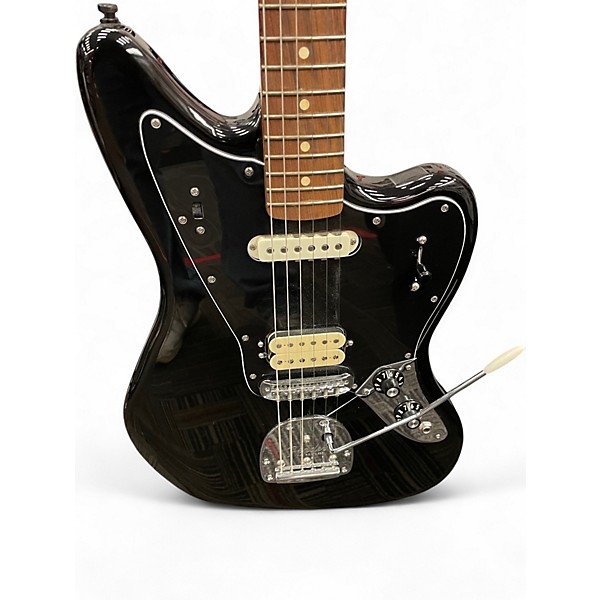 Used Fender Jaguar Player HS Black Solid Body Electric Guitar