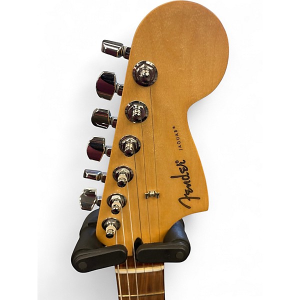 Used Fender Jaguar Player HS Black Solid Body Electric Guitar