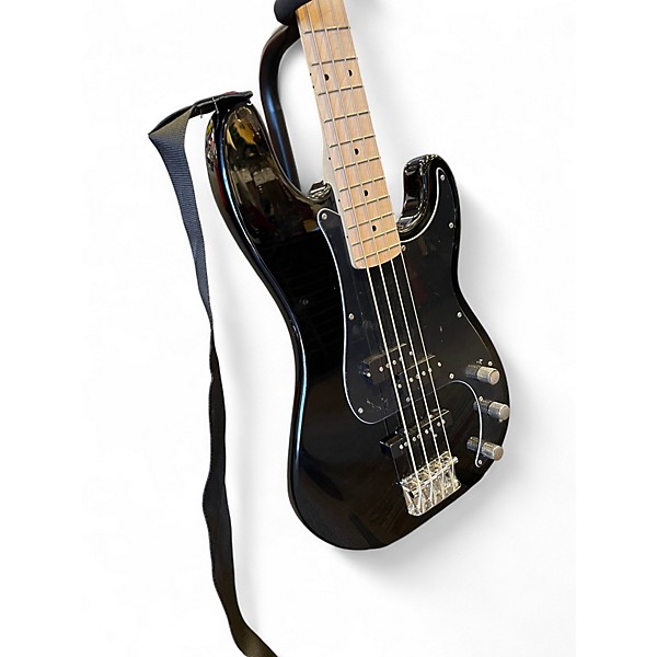 Used Squier Precision Bass Black Electric Bass Guitar