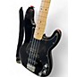 Used Squier Precision Bass Black Electric Bass Guitar