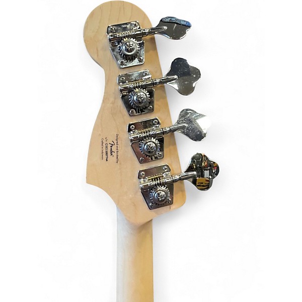 Used Squier Precision Bass Black Electric Bass Guitar