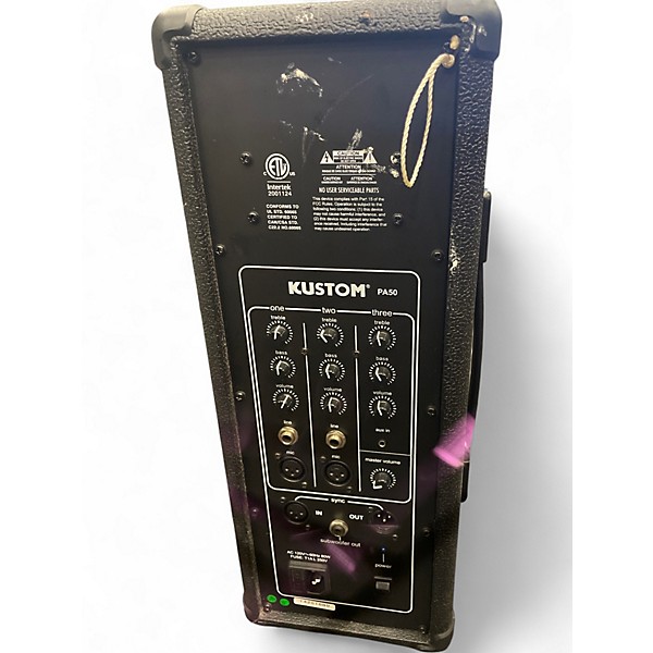 Used Kustom PA50 Power Amp