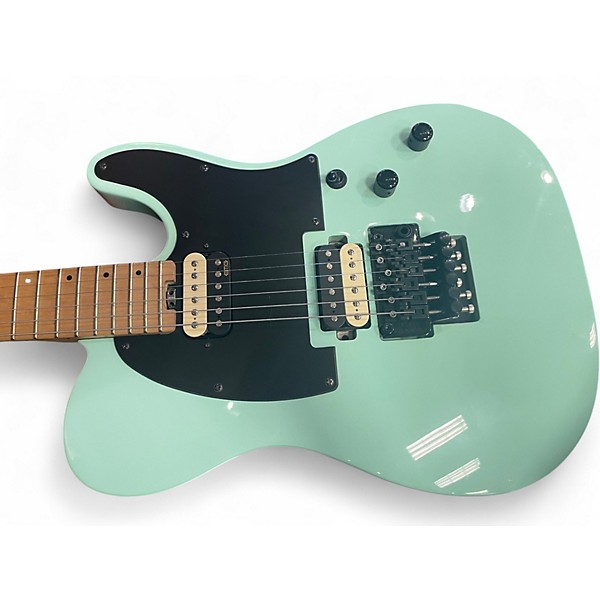 Used Schecter Guitar Research Sun Valley Super Shredder PT FR Seafoam Green Solid Body Electric Guitar
