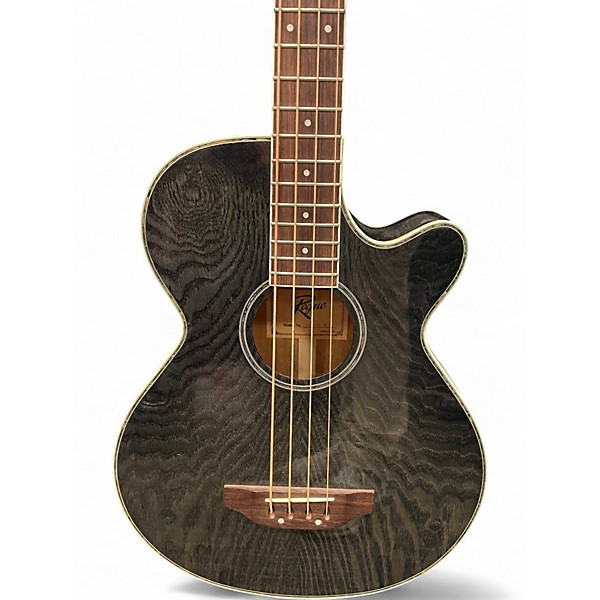 Used Rogue AB 304 A Trans Black Acoustic Bass Guitar