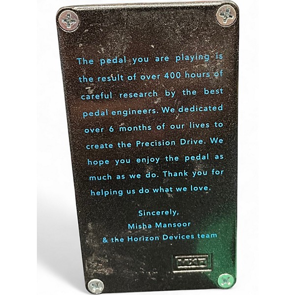 Used Horizon Devices PRECISION DRIVE Effect Pedal