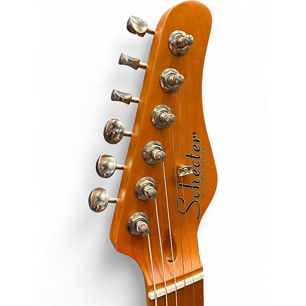 Used Schecter Guitar Research Diamond Series PT 3 Color Sunburst Solid Body Electric Guitar