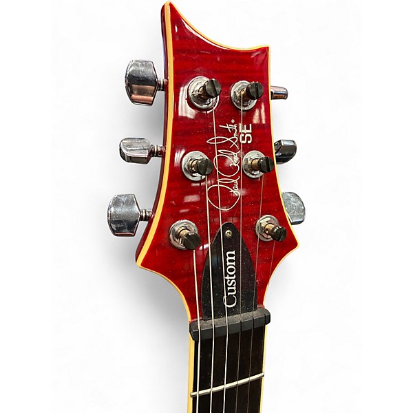 Used PRS SE Custom 24 Cherry Sunburst Solid Body Electric Guitar