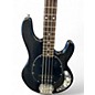 Used Sterling by Music Man stingray sub4 Satin Transparent Black Electric Bass Guitar