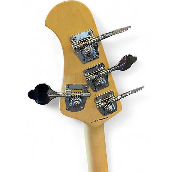 Used Sterling by Music Man stingray sub4 Satin Transparent Black Electric Bass Guitar