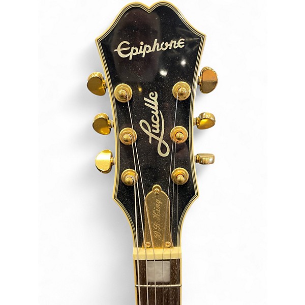 Used Epiphone BB King Lucille Black Hollow Body Electric Guitar