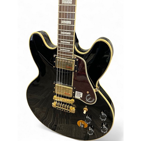 Used Epiphone BB King Lucille Black Hollow Body Electric Guitar