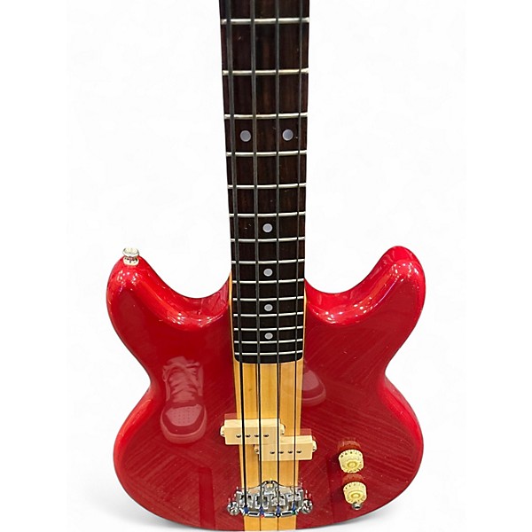 Vintage 1980s Vantage VS600B RED Electric Bass Guitar