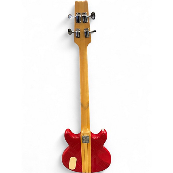 Vintage 1980s Vantage VS600B RED Electric Bass Guitar