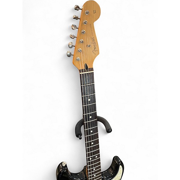 Used Fender Stratocaster Deluxe Black Solid Body Electric Guitar