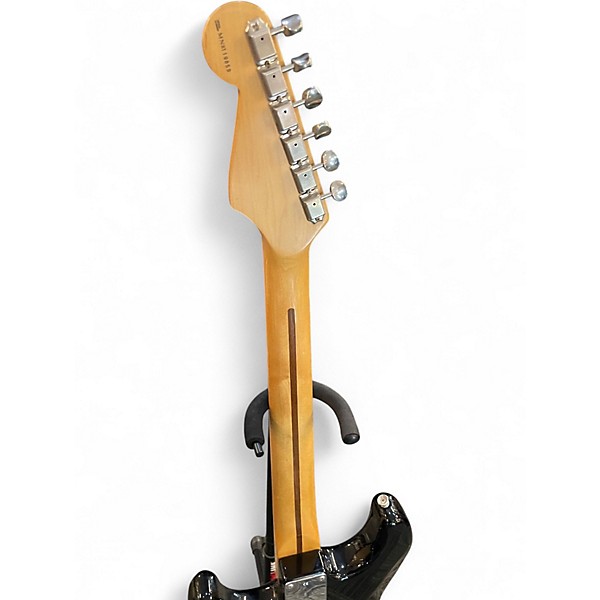 Used Fender Stratocaster Deluxe Black Solid Body Electric Guitar