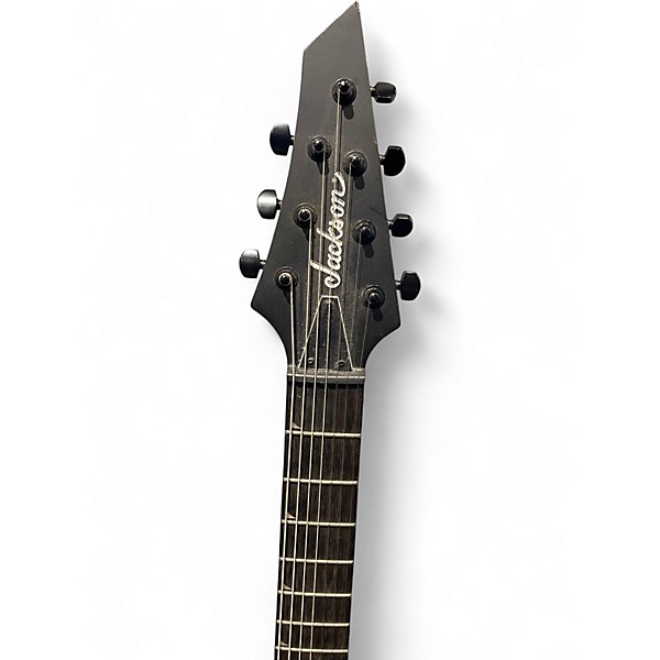 Used Jackson JS22-7 Dinky 7 String Black Solid Body Electric Guitar