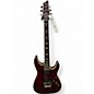Used Schecter Guitar Research Omen Extreme 6 Floyd Rose TRANSPARENT RED Solid Body Electric Guitar thumbnail