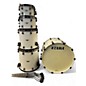 Used TAMA 5 Piece Starclassic Custom Piano White Drum Kit thumbnail