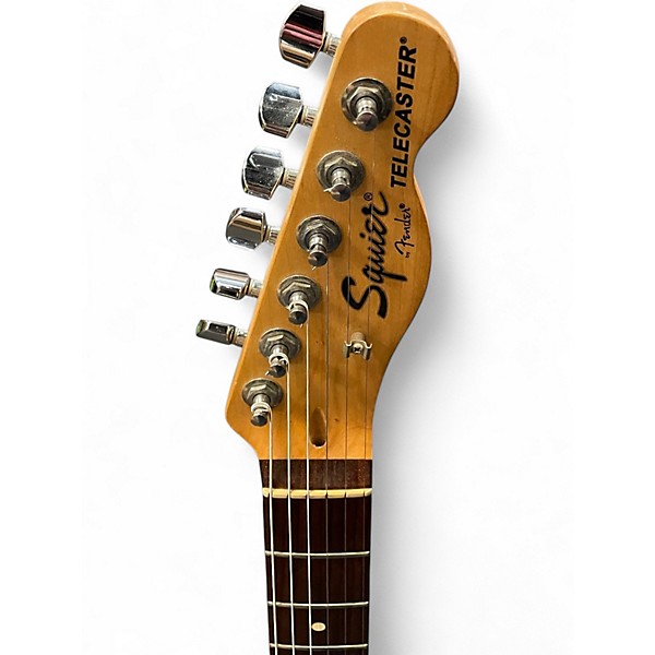 Used Squier VINTAGE MODIFIED TELECASTER Green Hollow Body Electric Guitar