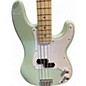 Used Squier Precision Bass Seafoam Green Electric Bass Guitar