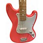 Used Squier Bronco Coral Electric Bass Guitar