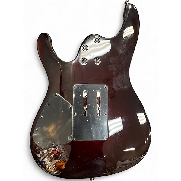 Used Ibanez S670QM DRAGON EYE BURST Solid Body Electric Guitar