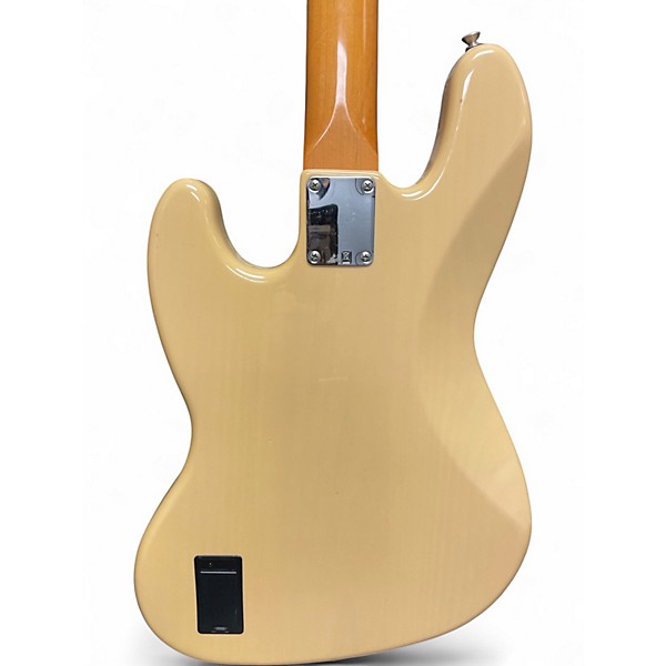 Used Fender POWER JAZZ BASS Honey Blonde Electric Bass Guitar