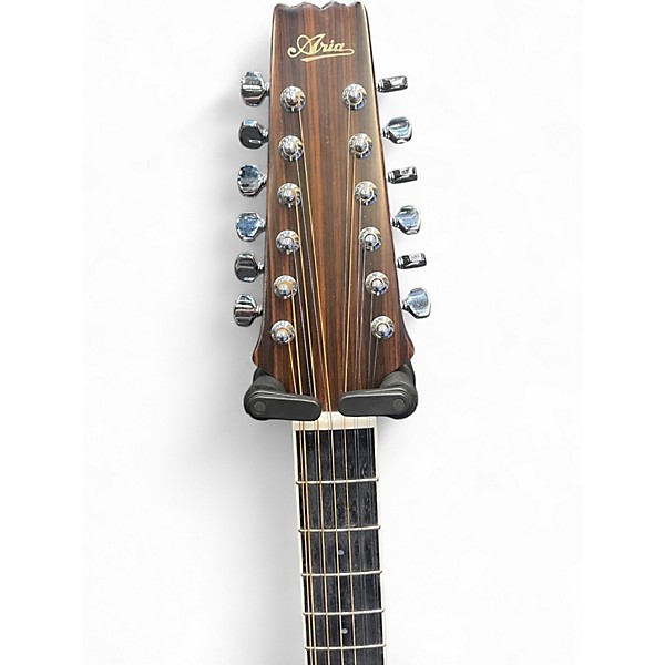 Used Aria LW18T Natural 12 String Acoustic Guitar