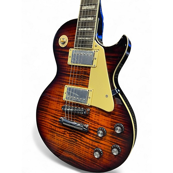 Used Grote Single Cut Tobacco Flame Solid Body Electric Guitar