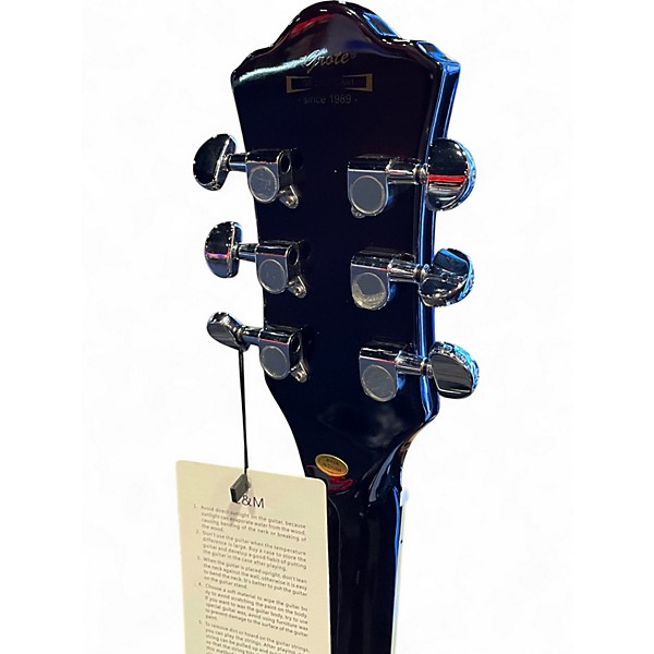 Used Grote Single Cut Tobacco Flame Solid Body Electric Guitar