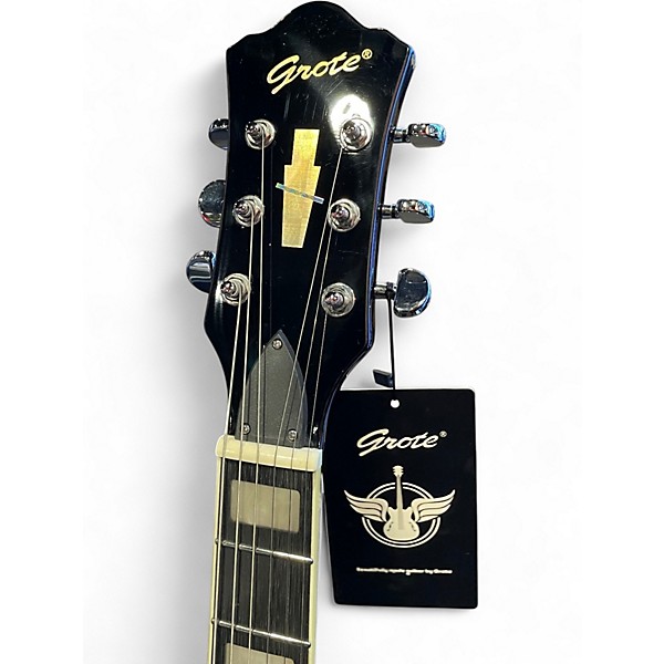 Used Grote Single Cut Goldtop Solid Body Electric Guitar