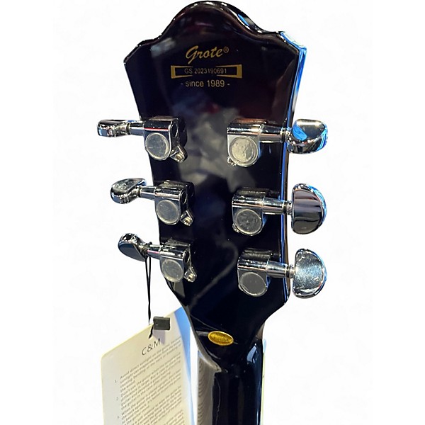 Used Grote Single Cut Goldtop Solid Body Electric Guitar