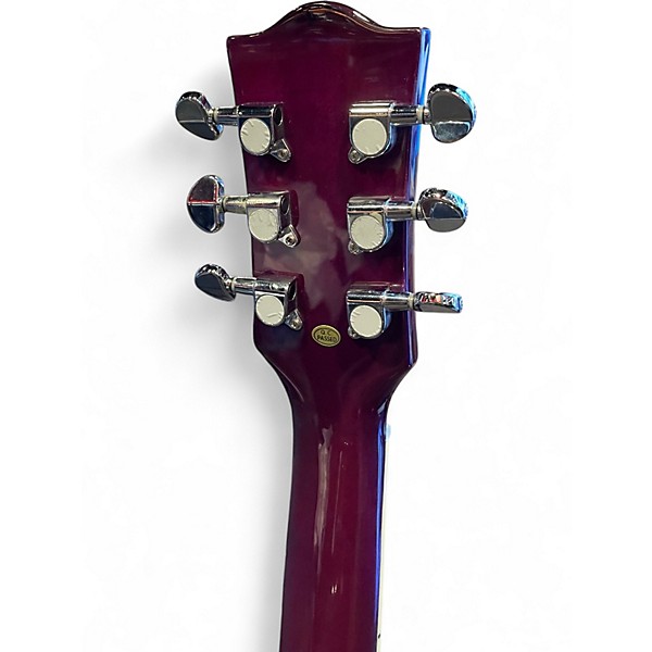 Used Leo Jaymz Single Cut Standard Grape Burst Solid Body Electric Guitar