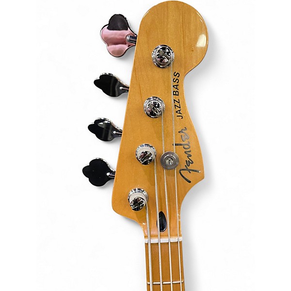 Used Fender Player Plus Active Jazz Bass Antique White Electric Bass Guitar