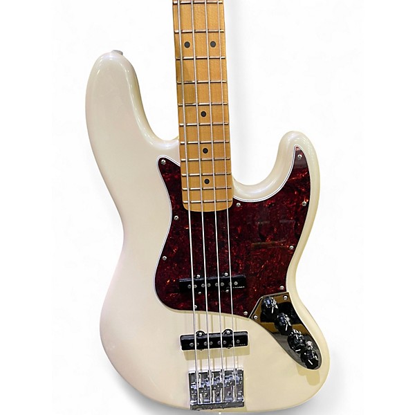 Used Fender Player Plus Active Jazz Bass Antique White Electric Bass Guitar