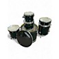 Used 1990s Mapex 6 Piece Meridian Green Drum Kit Emerald Green Drum Kit