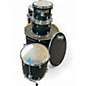 Used 1990s Mapex 6 Piece Meridian Green Drum Kit Emerald Green Drum Kit