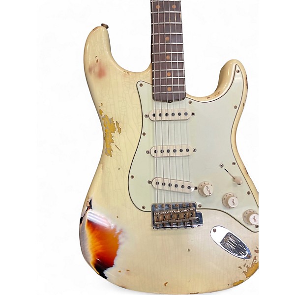Used Fender 1961 STRATOCASTER HREL WHITE Solid Body Electric Guitar