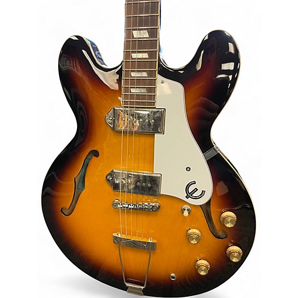 Used Epiphone Casino Sunburst Hollow Body Electric Guitar