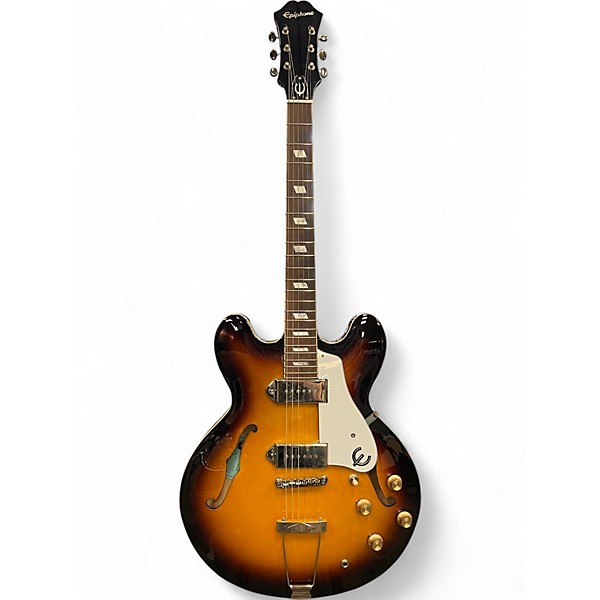 Used Epiphone Casino Sunburst Hollow Body Electric Guitar