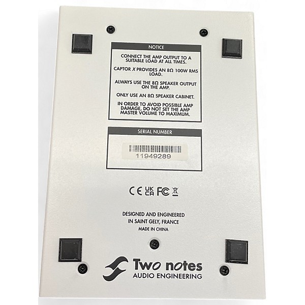 Used Two Notes AUDIO ENGINEERING TORPEDO CAPTOR X Power Attenuator