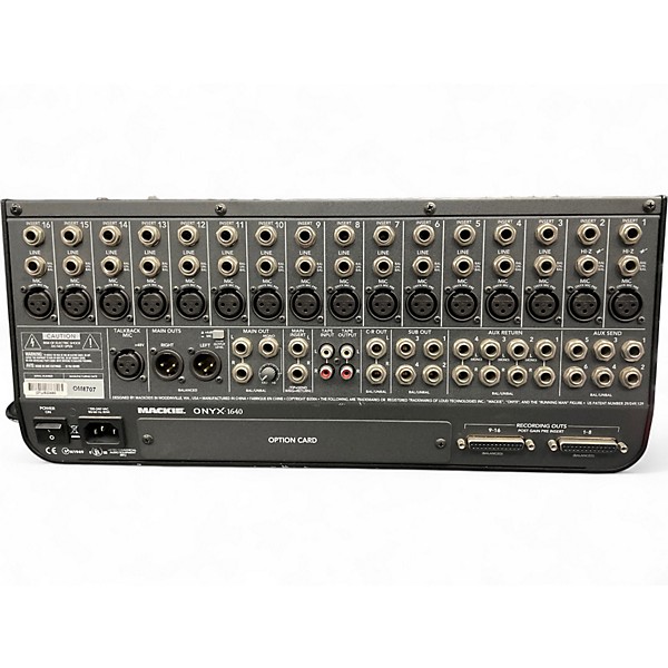 Used Mackie Onyx 1640 Powered Mixer