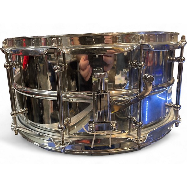 Used Ludwig 14X6.5 Supralite Snare Chrome Drum