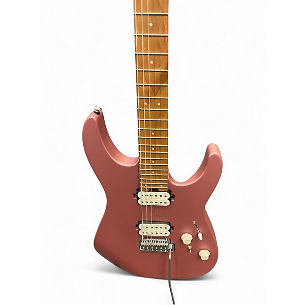 Used Charvel PRO MOD DK24 Satin Burgundy Mist Solid Body Electric Guitar